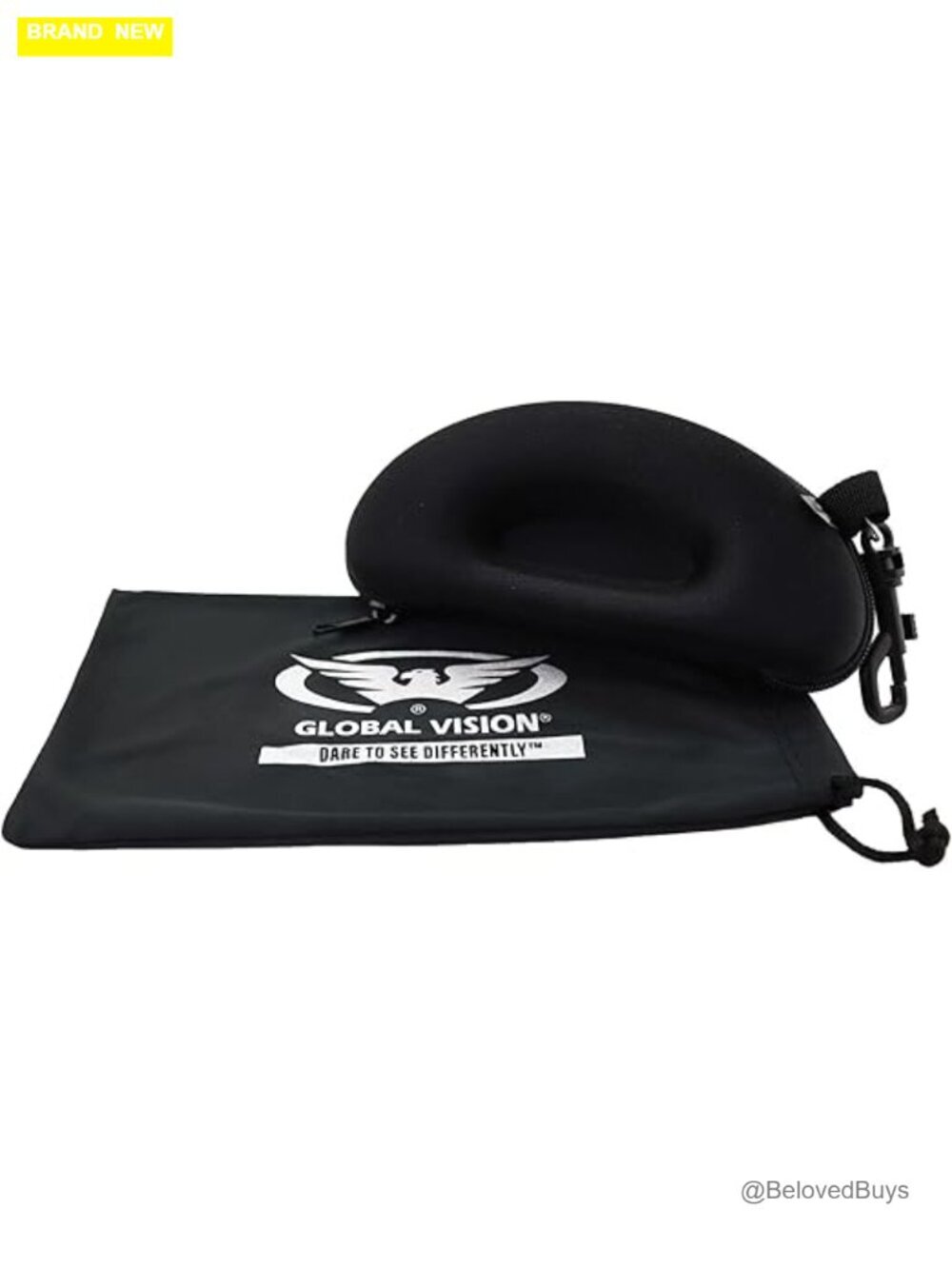 Hard Sunglasses Case with Microfiber Pouch
